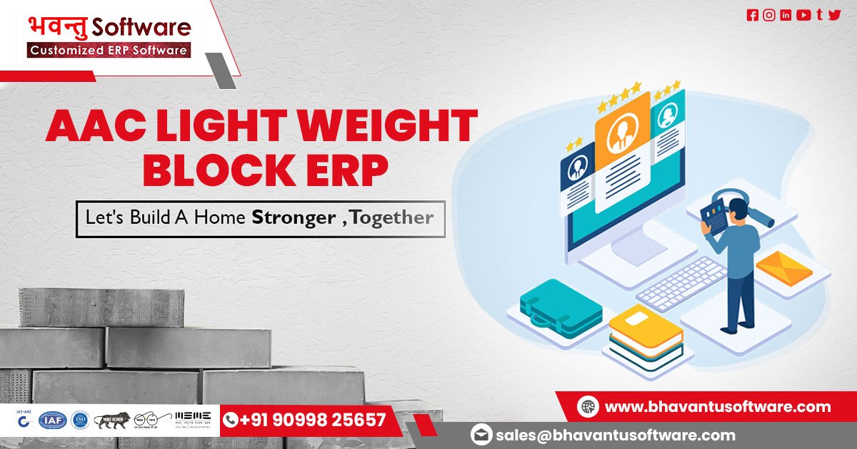 AAC Light Weight Block ERP Solution in Tamil Nadu