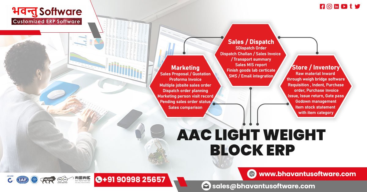 AAC Light Weight Block ERP Solution in West Bengal