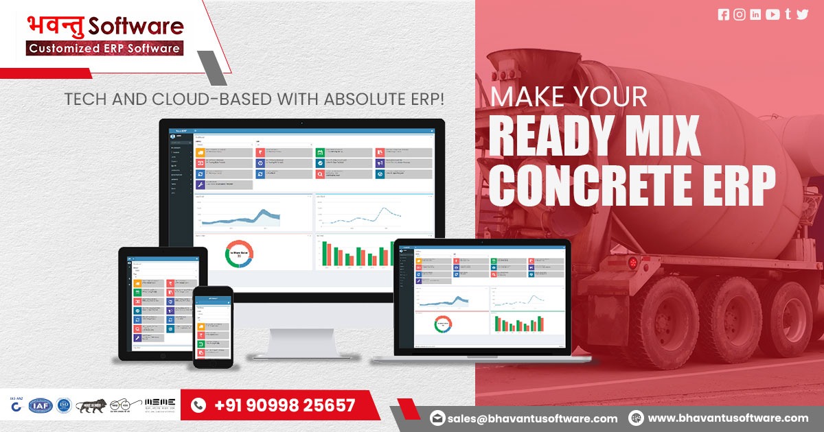 Real Mix Concrete ERP Solution - Bhavantu Software