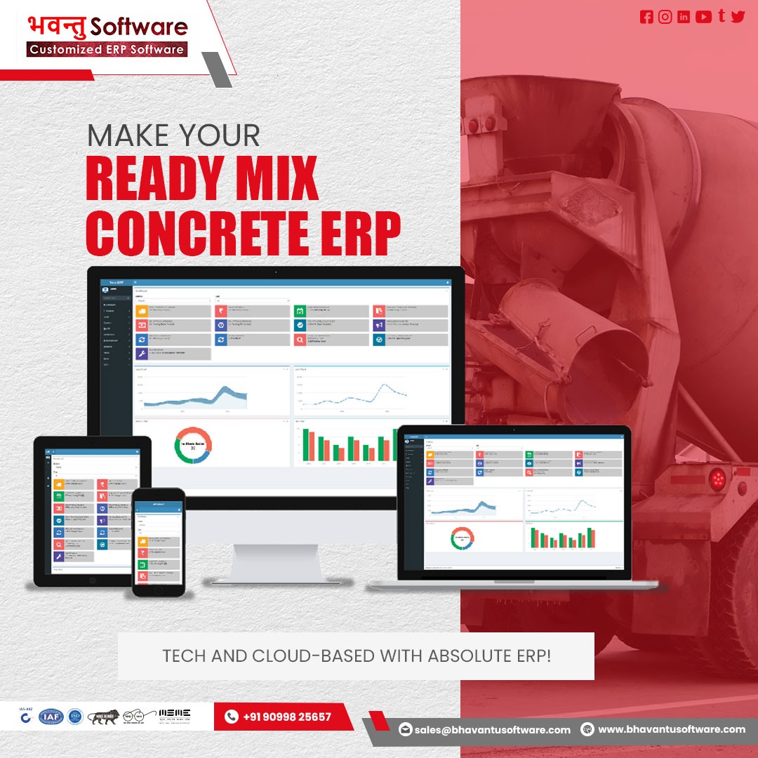 Real Mix Concrete ERP - Bhavantu Software