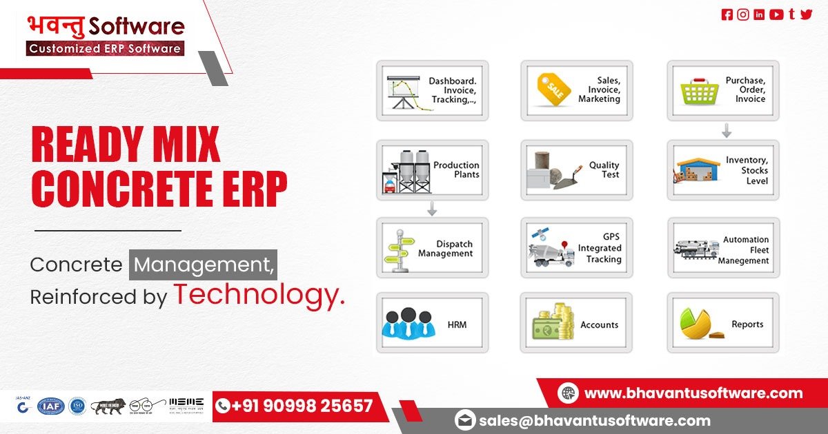 Ready Mix Concrete ERP Solutions in Telangana