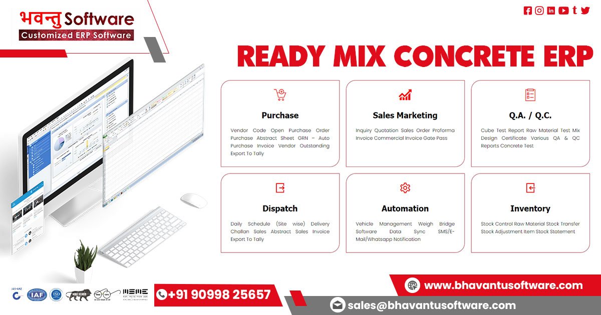 Ready Mix Concrete ERP in Odisha