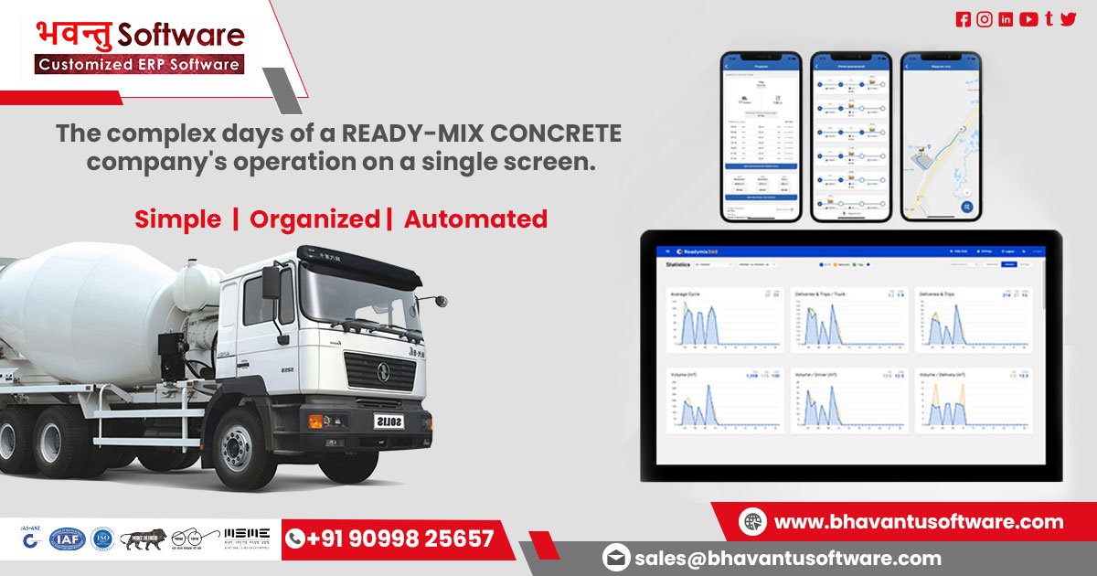 Ready Mix Concrete ERP in West Bengal