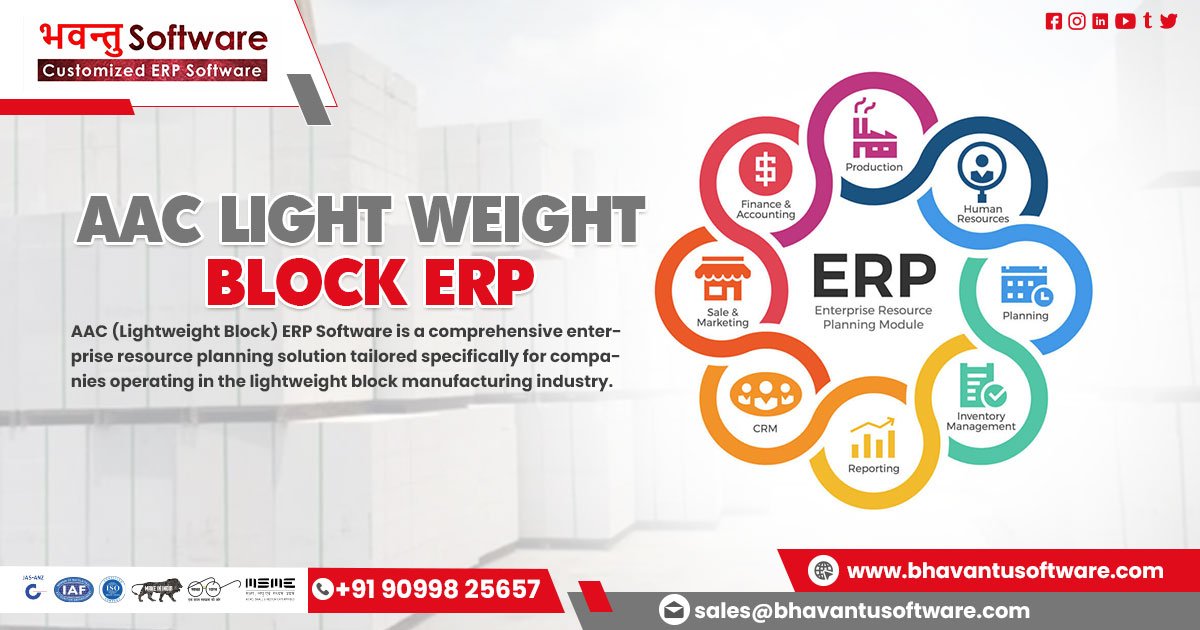 AAC Light Weight Block ERP Solution