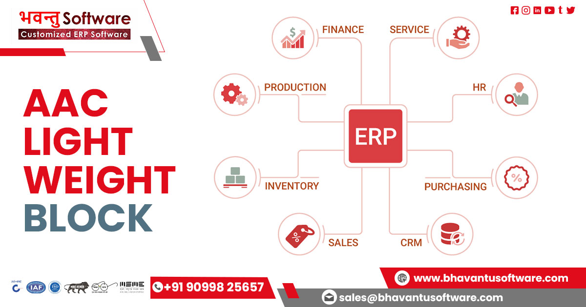 AAC Light Weight Block ERP Software in Maharashtra