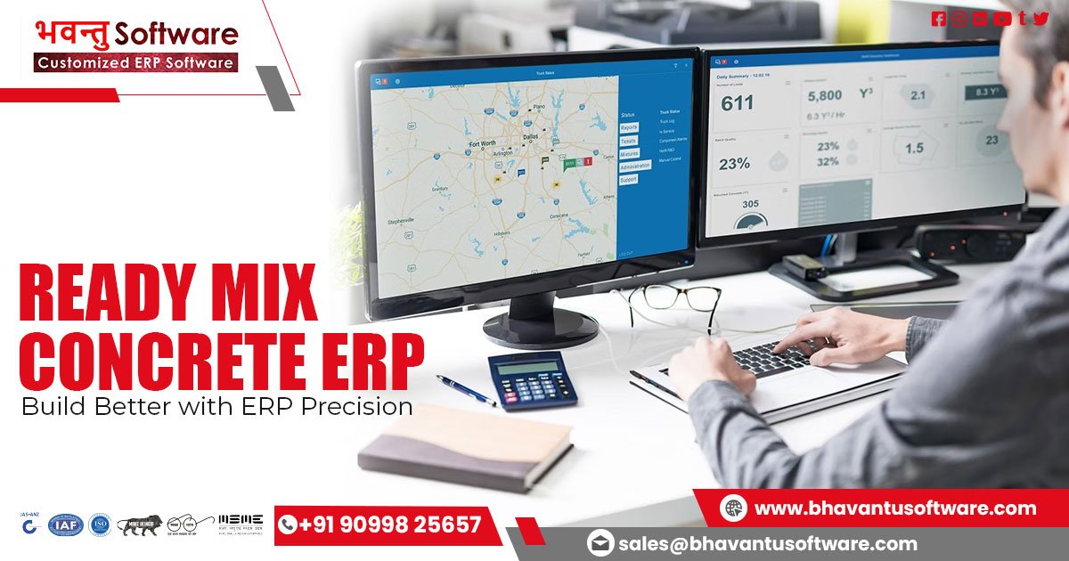 Ready Mix Concrete ERP Software in Ahmedabad