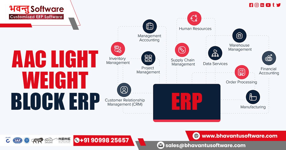 AAC Light Weight Block ERP Software