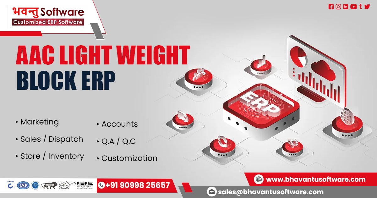 AAC Lightweight Block ERP Software in Bhopal