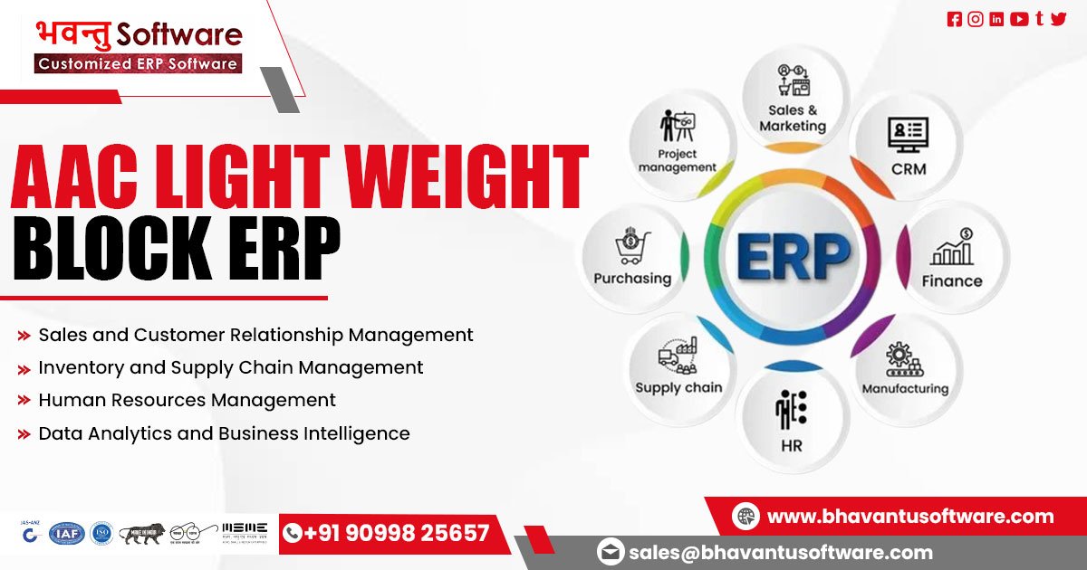 AAC Light Weight Block ERP Software