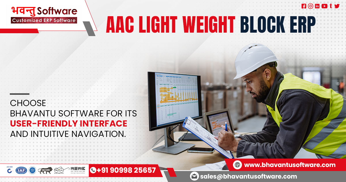 AAC Light Weight Block ERP Software in Sikkim