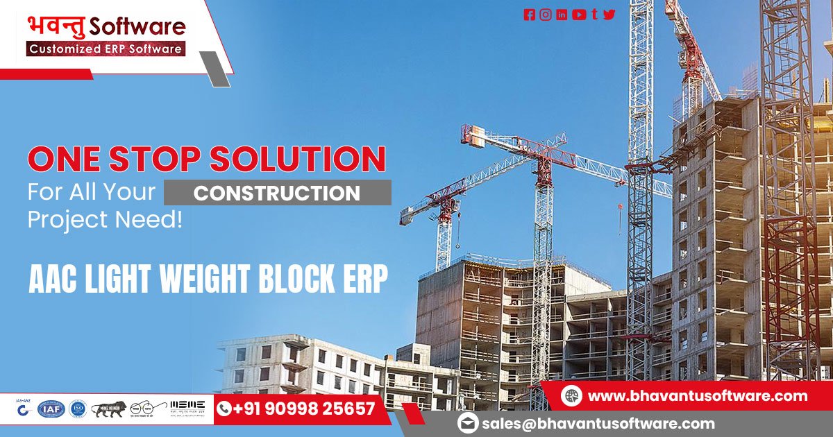 AAC Light Weight Block ERP Software in Meghalaya