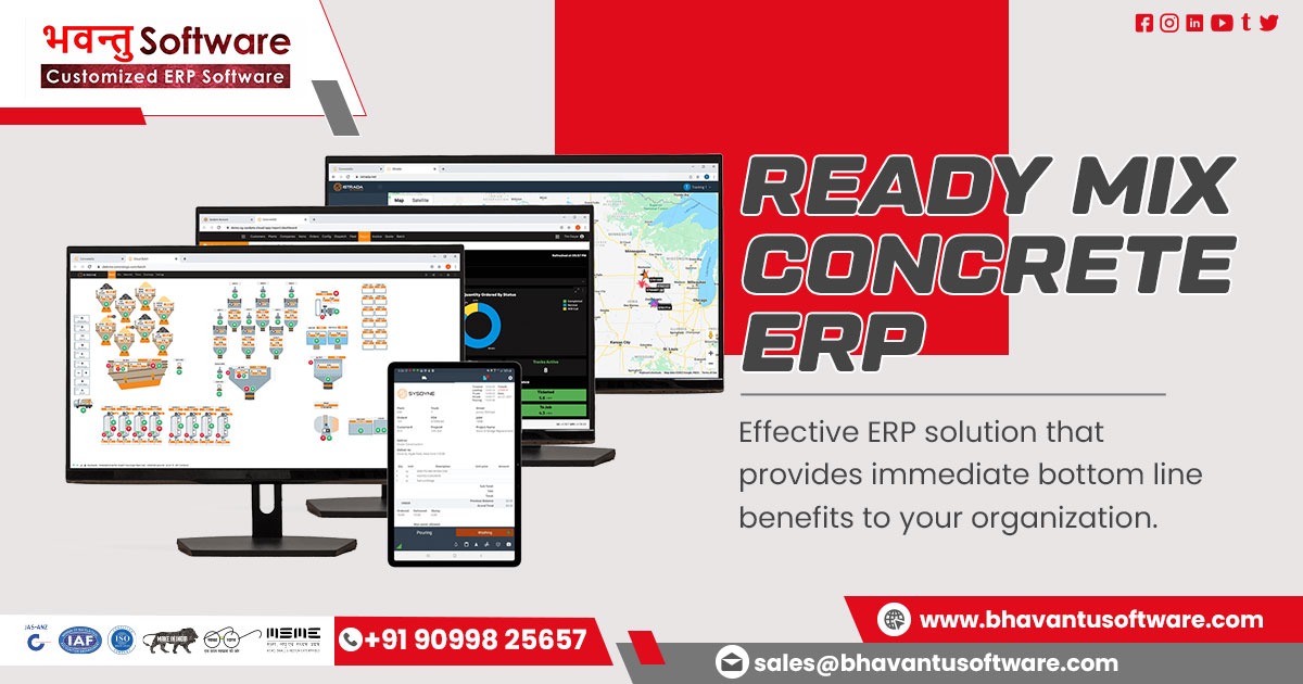 Ready Mix Concrete ERP Software in Gandhinagar - Bhavantu Software