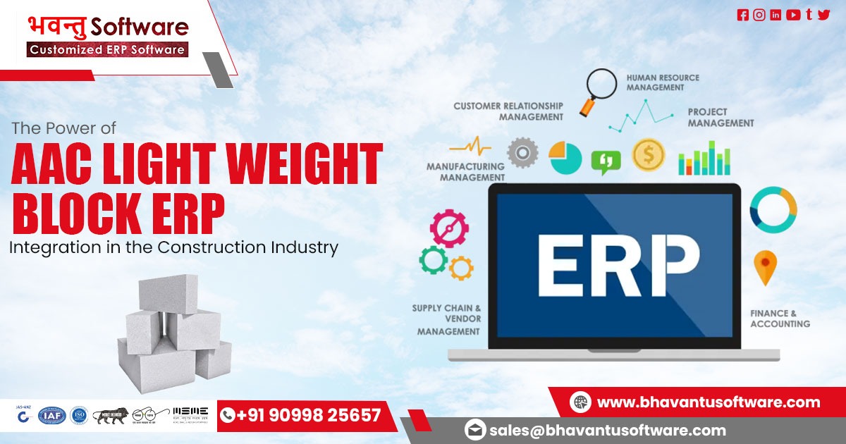 AAC Lightweight Block ERP Solutions in Varanasi