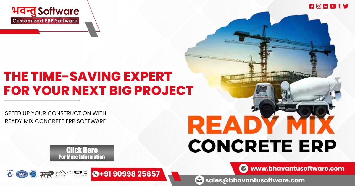 Ready Mix Concrete ERP Solution in Raigarh