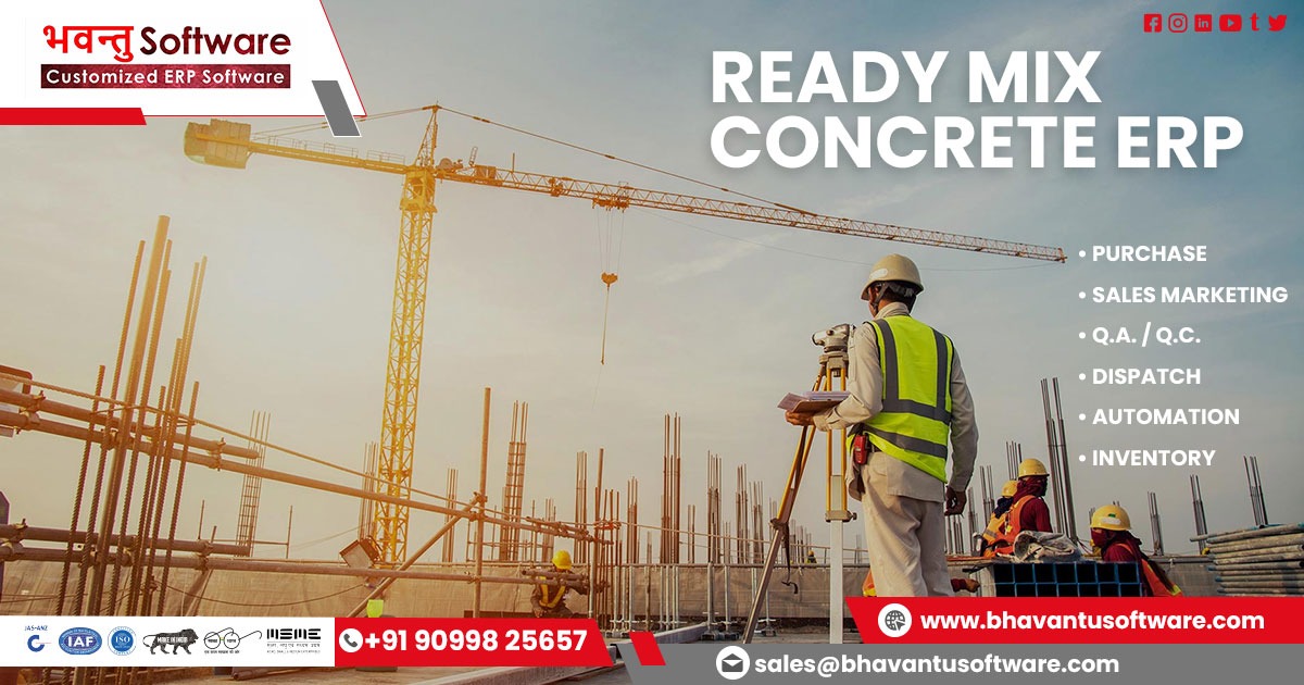 Ready Mix Concrete ERP Software in Gujarat - Bhavantu Software