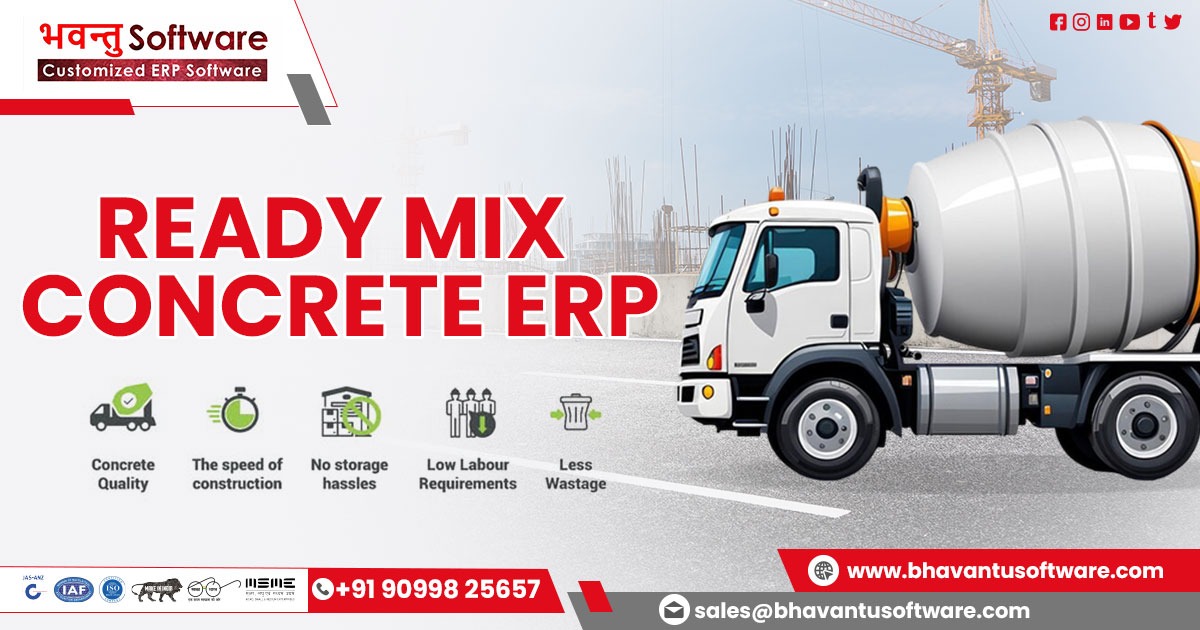 Ready Mix Concrete ERP Solution in Gwalior