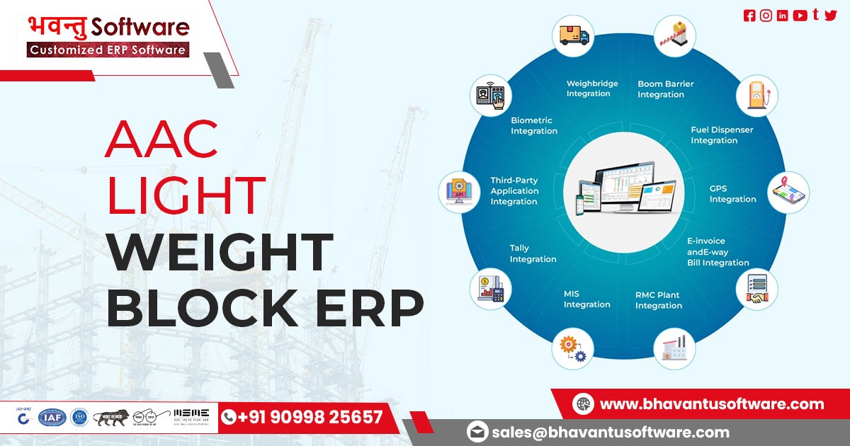 AAC Lightweight Block ERP Software in Imphal