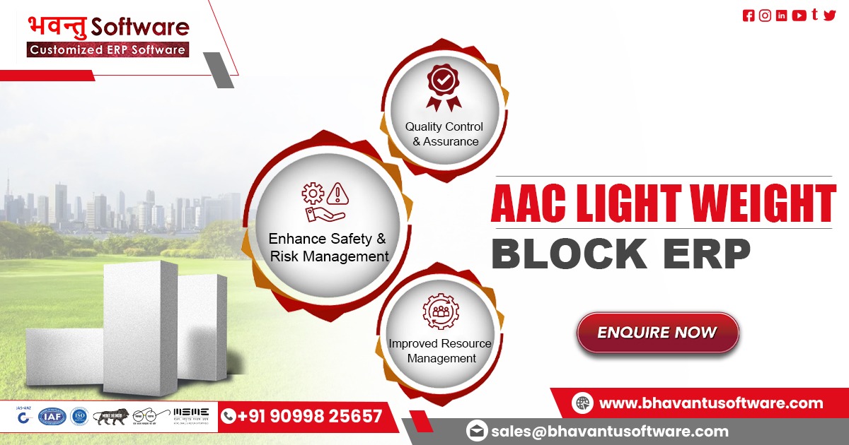 AAC Lightweight Block ERP Software in Jamshedpur