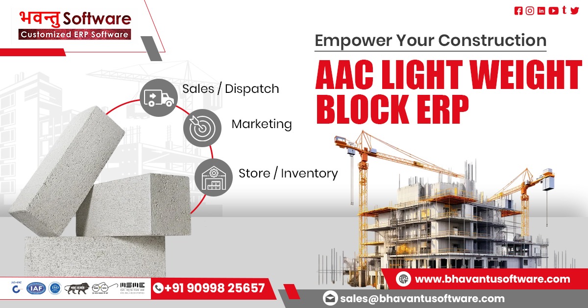 AAC Lightweight Block ERP Software in Howrah