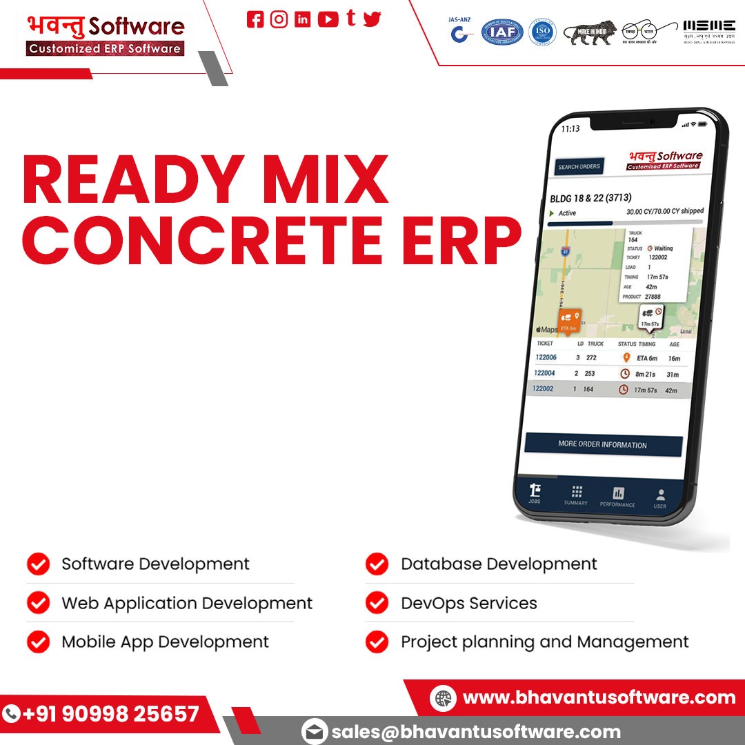Ready Mix Concrete ERP for Construction Companies in Gujarat - Bhavantu ...