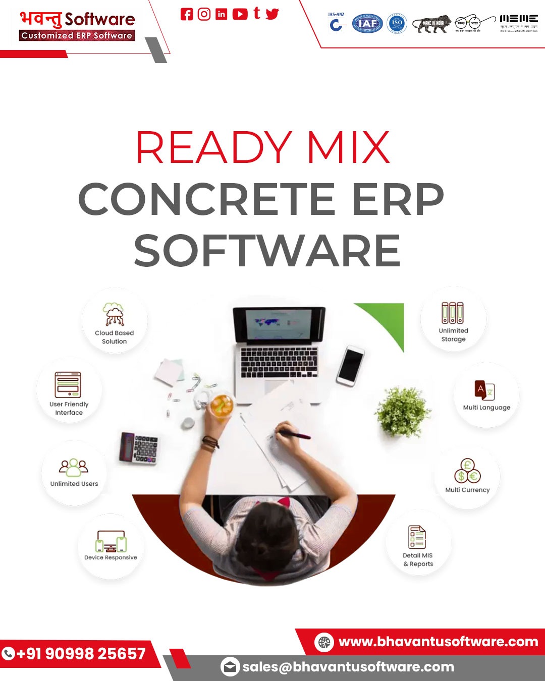 Ready Mix Concrete ERP Software in Uttar Pradesh - Bhavantu Software