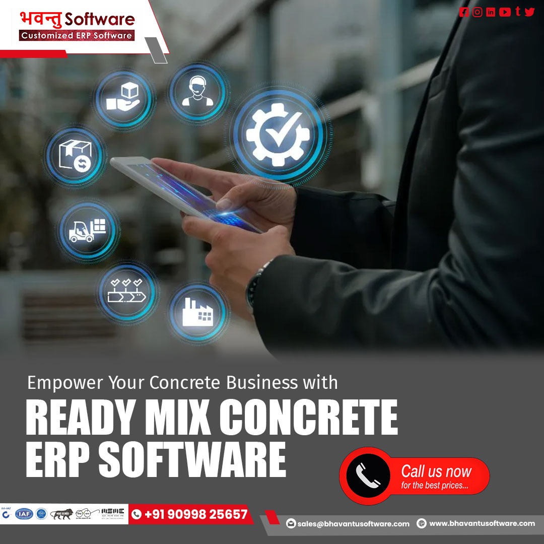 Ready Mix Concrete ERP Solution - Bhavantu Software