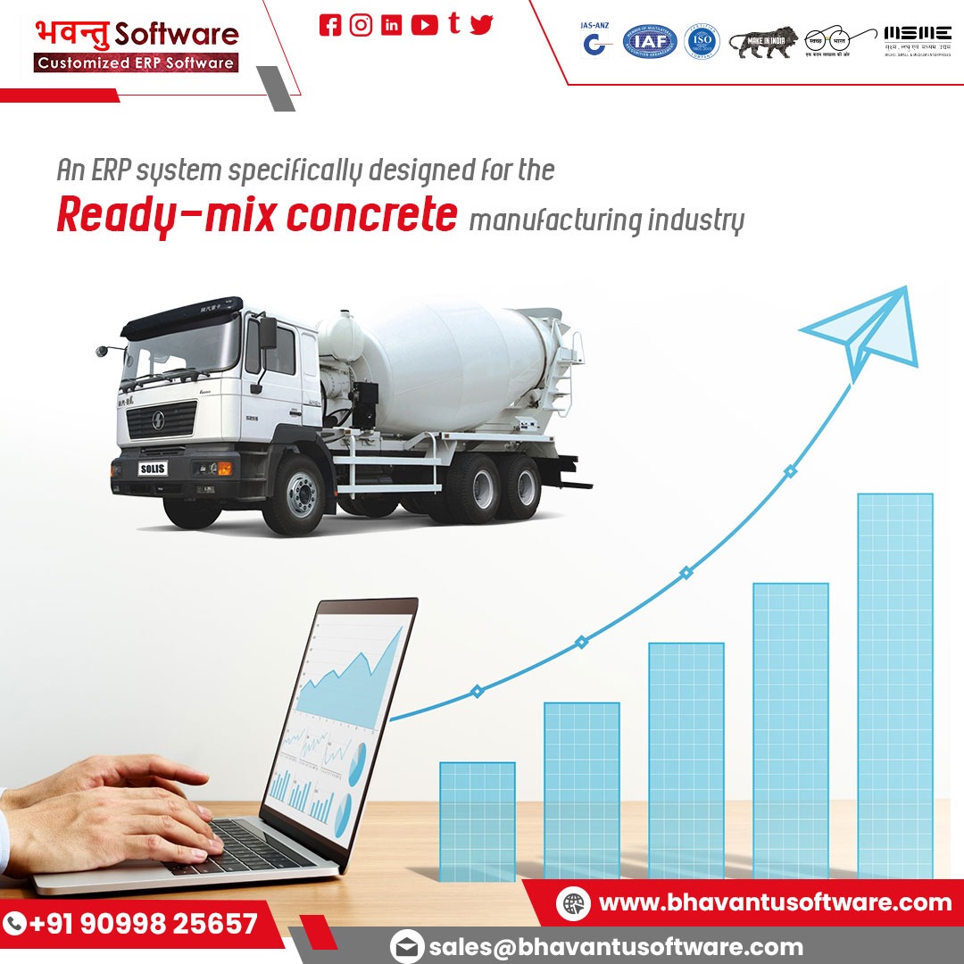 Ready Mix Concrete ERP Solution in Delhi - Bhavantu Software