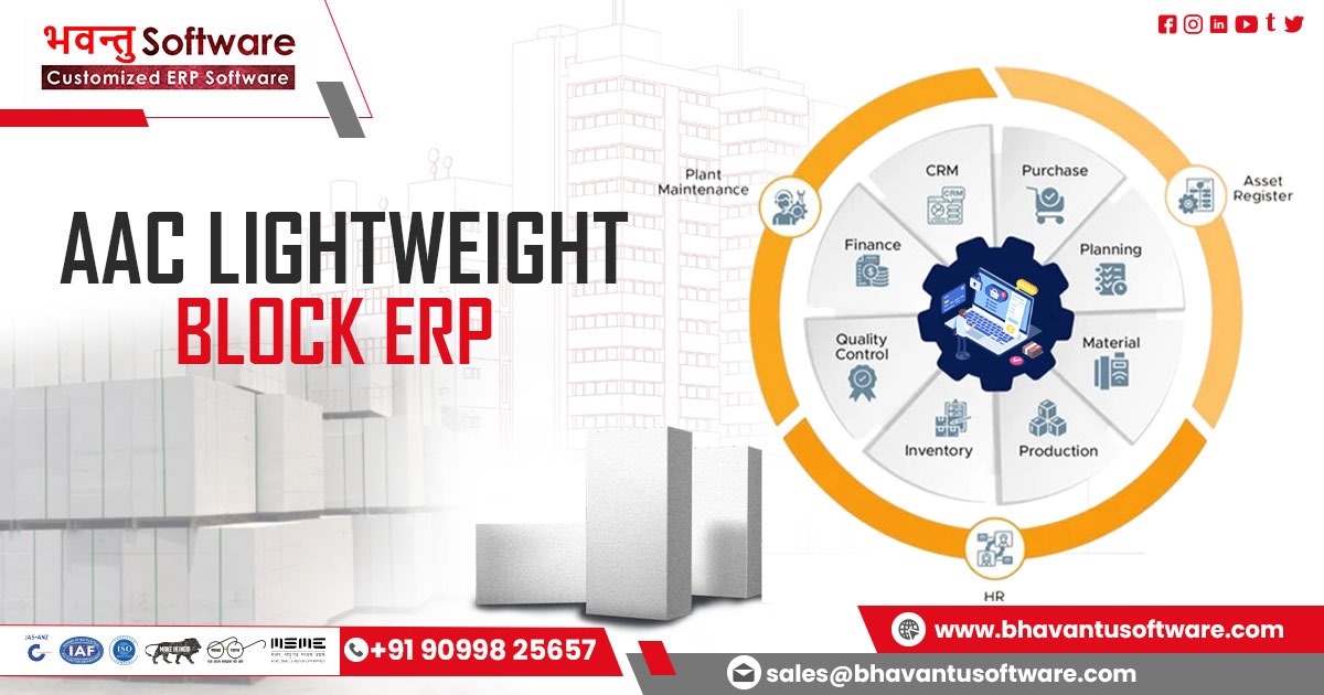 AAC Lightweight Block ERP Software Efficient Construction Management Solution
