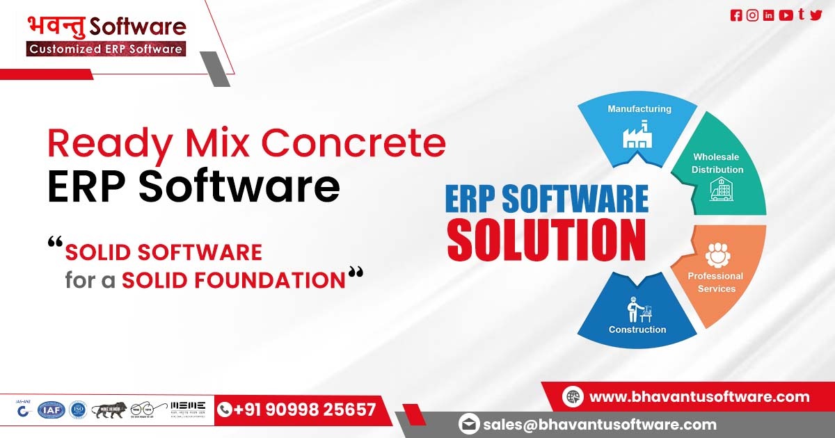 Affordable and Reliable Ready Mix Concrete ERP Software for Your Enterprise
