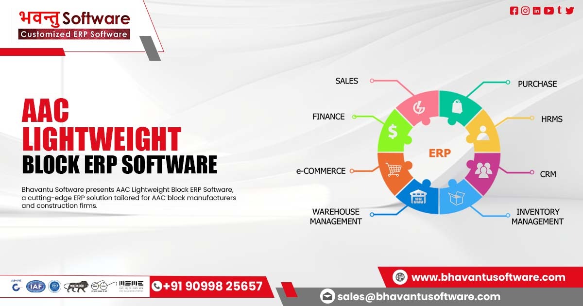 Boost Productivity and Cut Costs with ERP Software for AAC Block Manufacturing