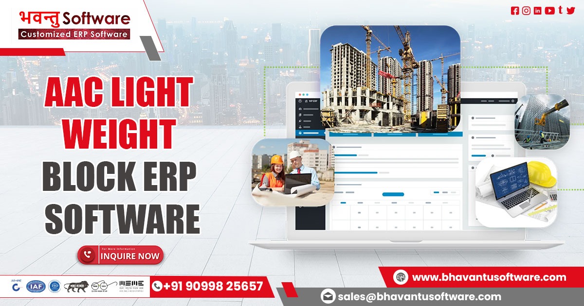 Top ERP Software for AAC Lightweight Block Manufacturer