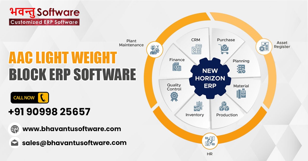 Smart ERP for Lightweight Block Manufacturer