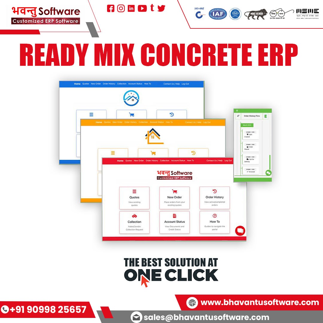 Ready Mix Concrete ERP Solution in Patna - Bhavantu Software