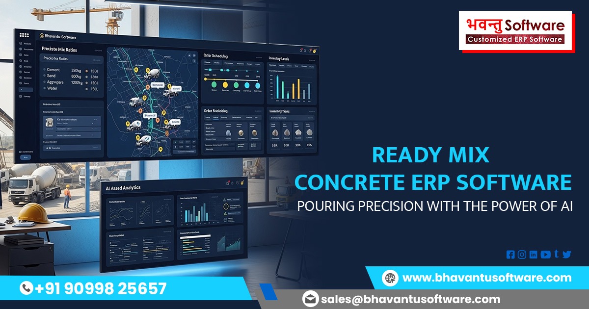 Concrete Batching Plant ERP Software