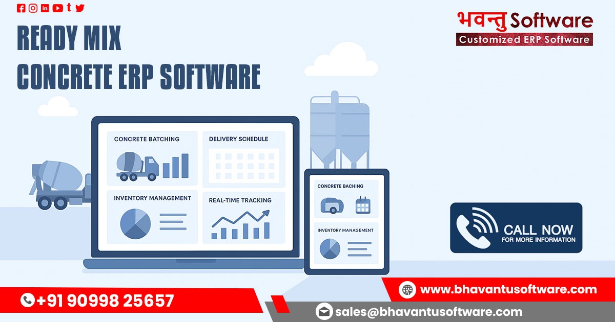 Top Ready Mix Concrete ERP Solutions for Construction Businesses