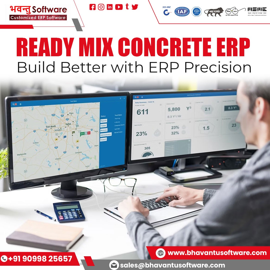 Ready Mix Concrete ERP Solution in Assam - Bhavantu Software