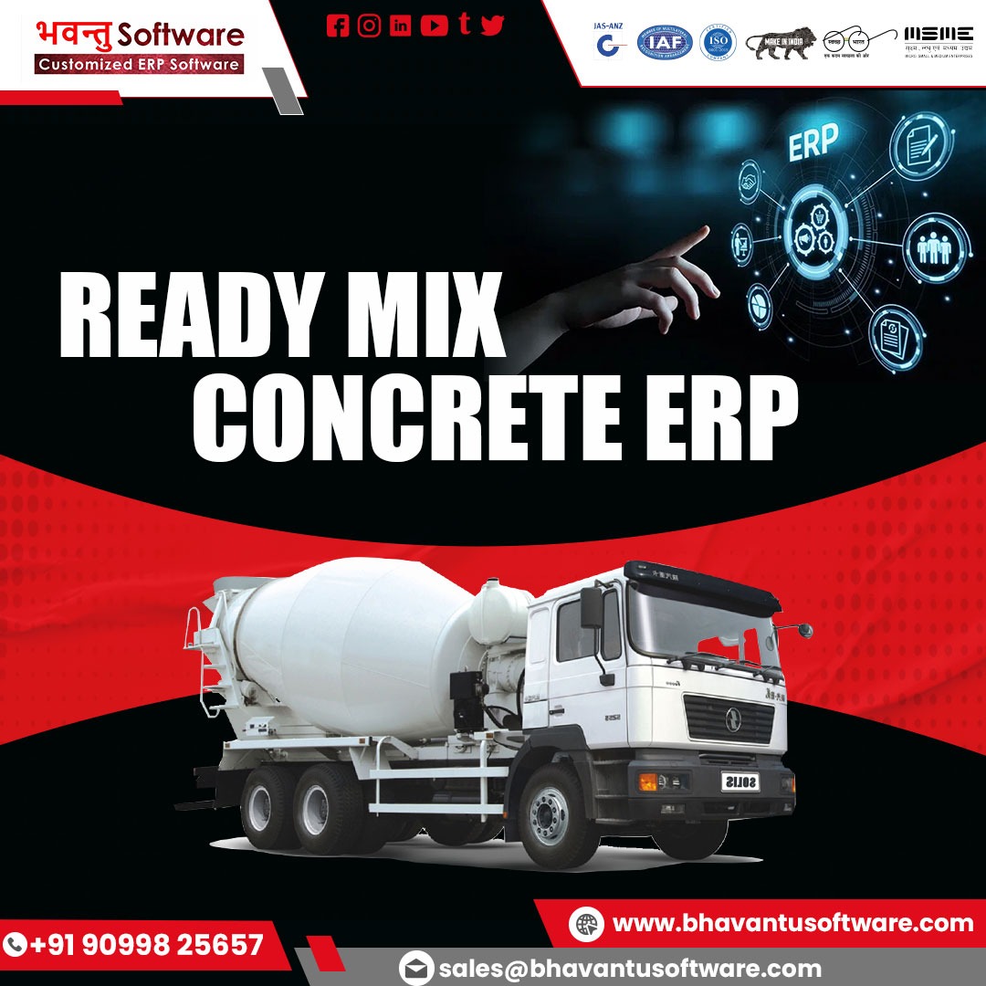 Ready Mix Concrete ERP Solution in Raigarh - Bhavantu Software