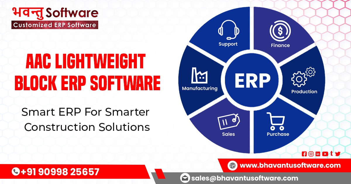 Customized ERP software for AAC lightweight Block