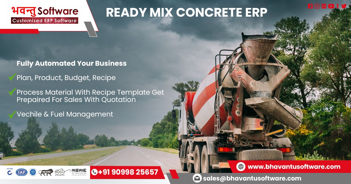 Ready Mix Concrete ERP for Construction Company in Kolkata - Bhavantu ...