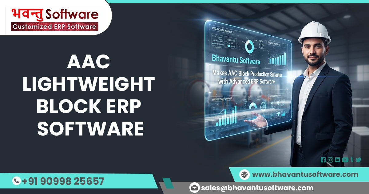 AAC Lightweight Block ERP Software for Efficient Production
