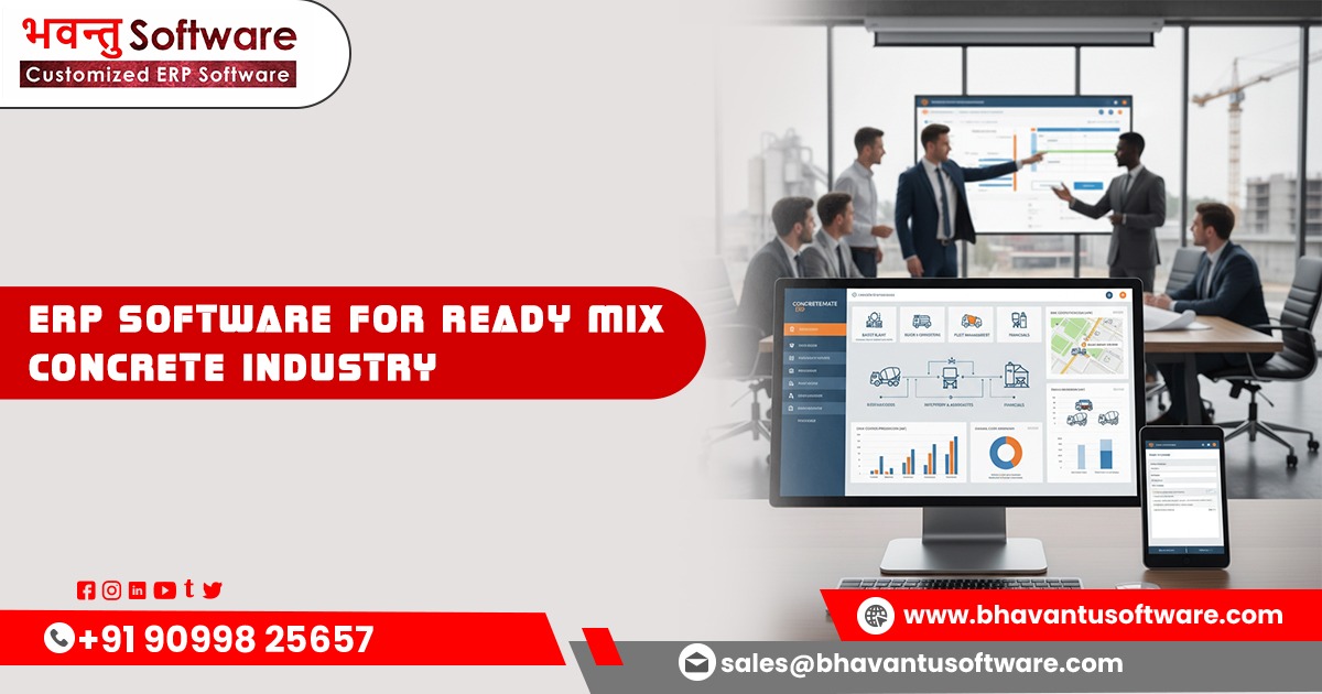 ERP Software for Ready Mix Concrete | Boost Efficiency