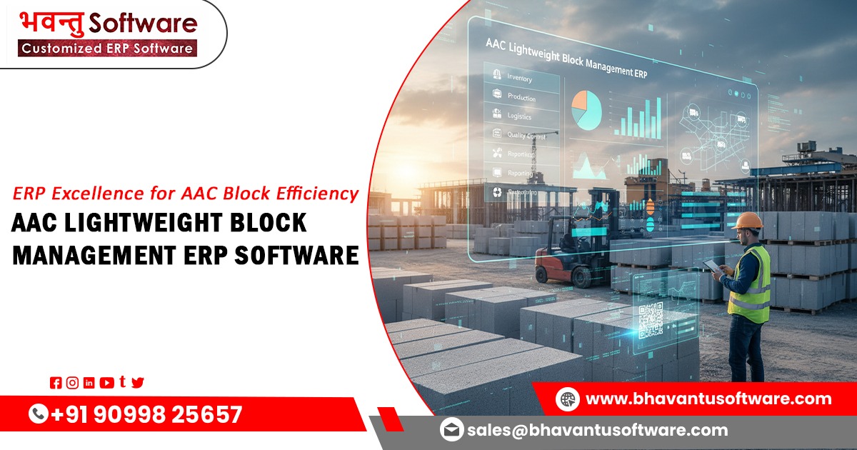 ERP Software Optimizing AAC Lightweight Block Manufacturing Processes