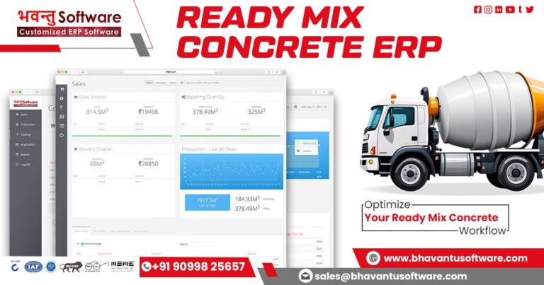 ERP Solution for Ready Mix Concrete - Bhavantu Software