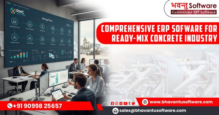 Best Ready-Mix Concrete (RMC) ERP Software in India - Bhavantu Software