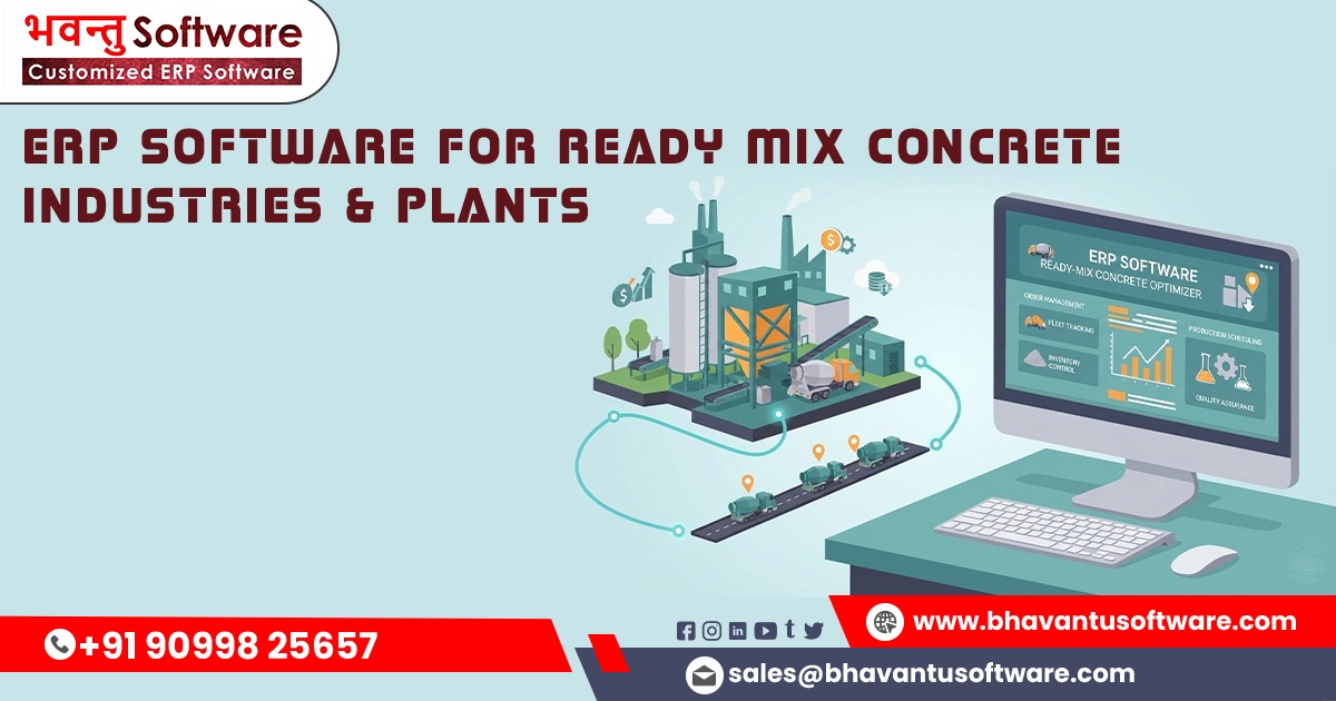 AI-Driven Ready Mix Concrete ERP Software