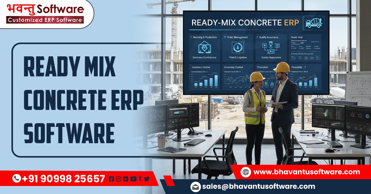 Why Ready Mix Concrete Businesses Need ERP Software in 2026