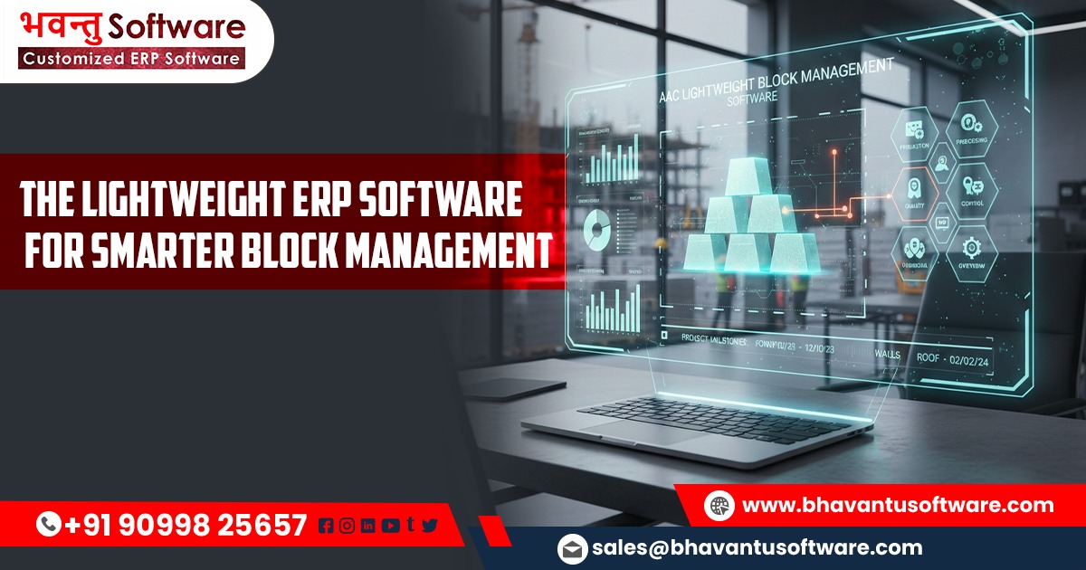 Smart ERP Software for Modern AAC Blocks Manufacturing Units