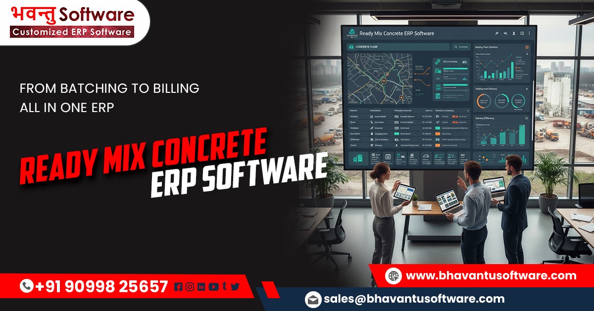 How ERP Software Transforms Ready Mix Concrete Operations