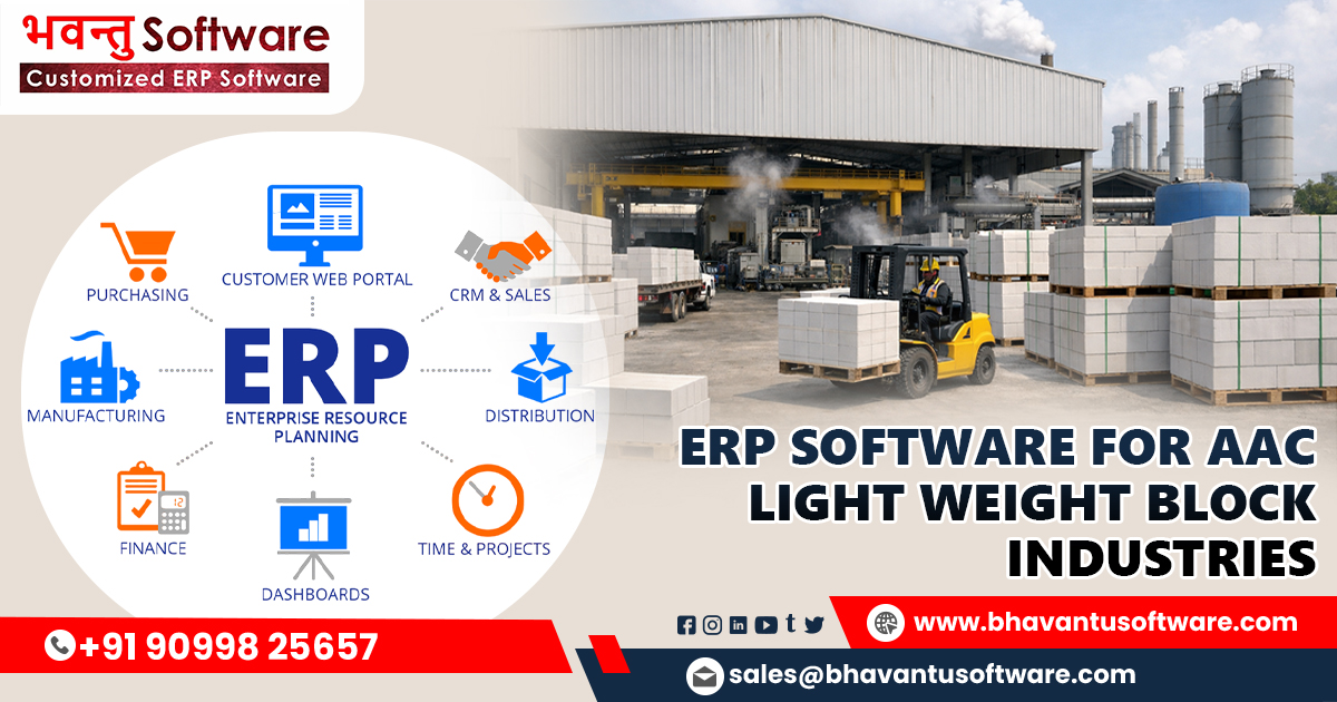 Complete ERP Solution for AAC Lightweight Block Industries