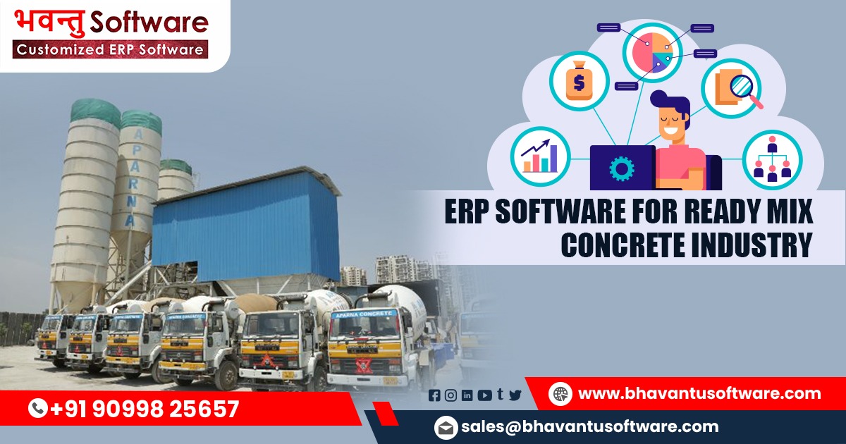 Boost Efficiency in Ready Mix Concrete Plants with Advanced ERP Software